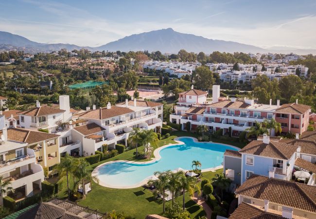 Vistas de este apartamento en Marbella