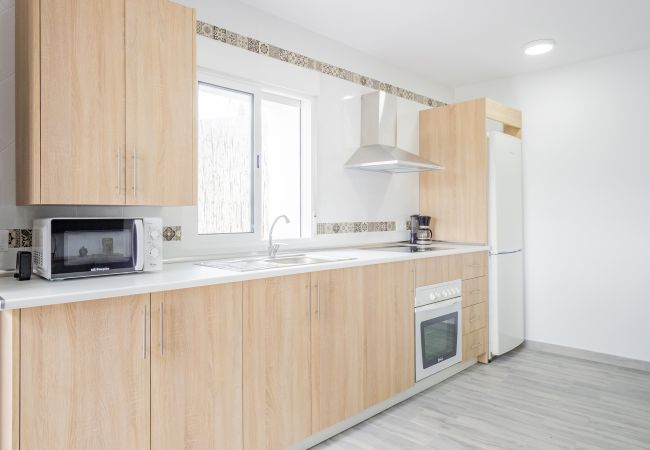 Cocina de esta casa rural en Cártama