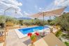 Piscina exterior de esta Casa Rural en Alhaurín 