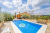 Encantadora casa rural con piscina para 8 personas