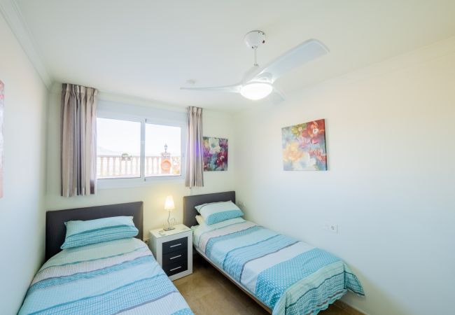Dormitorio de esta casa en Sierra Gorda, Coín