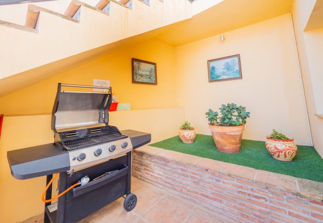 Barbacoa de esta casa en Sierra Gorda, Coín