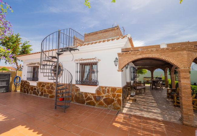 Terraza de esta casa rural en Alhaurín el Grande