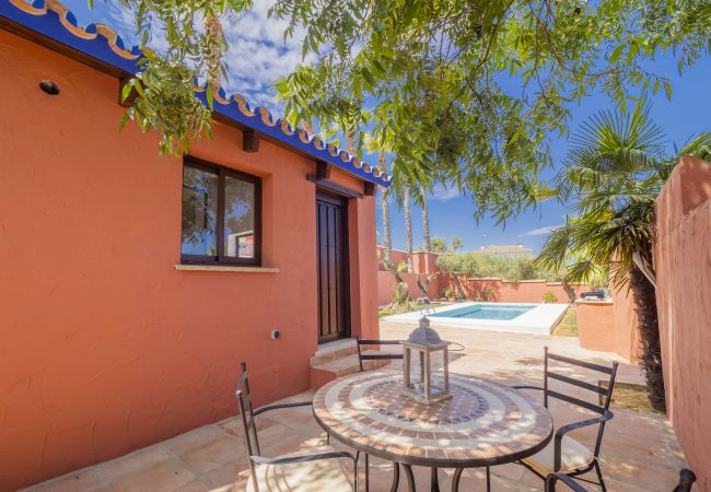 Terraza de esta finca en Alhaurín el Grande