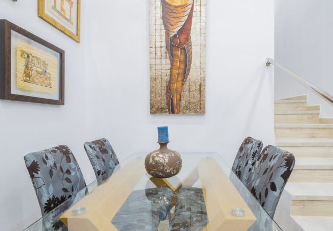 Salón comedor de esta finca en Alhaurín el Grande