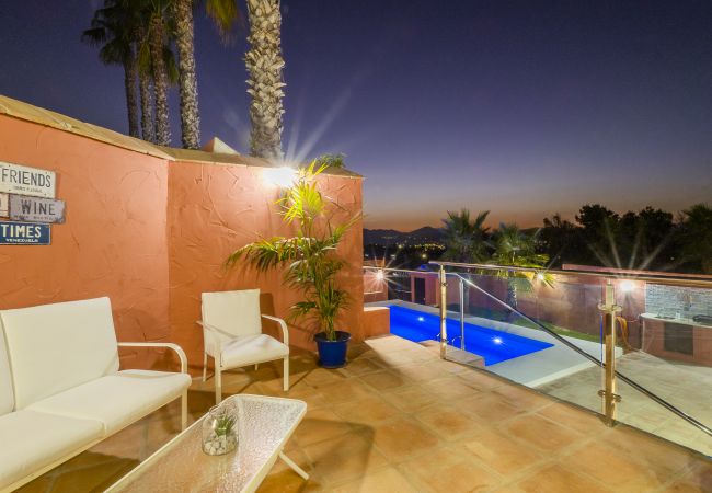 Terraza de esta finca en Alhaurín el Grande