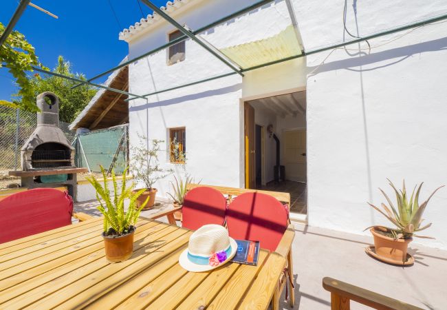 Terraza de esta finca en Coín