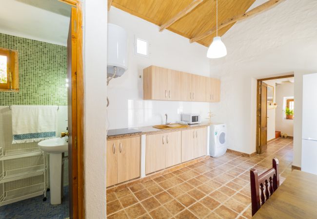 Cocina de esta finca en Coín