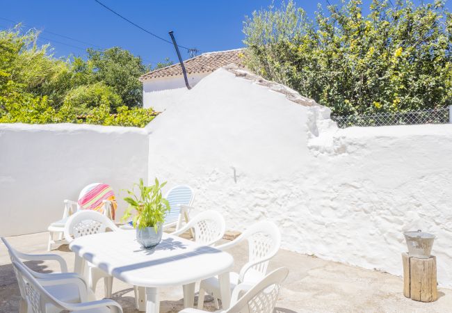 Terraza de esta finca en Coín
