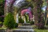 Jardín de esta villa de lujo en Málaga