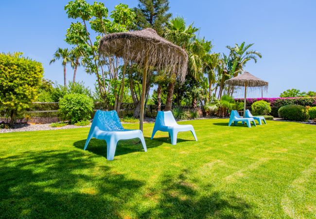 Garden of this villa in Alhaurín de la Torre