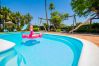 Heated pool of this villa in Alhaurín de la Torre