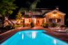 Heated pool of this villa in Alhaurín de la Torre