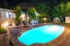 Pool of this wooden house in Alhaurín de la Torre