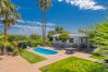 Outside areas with pool