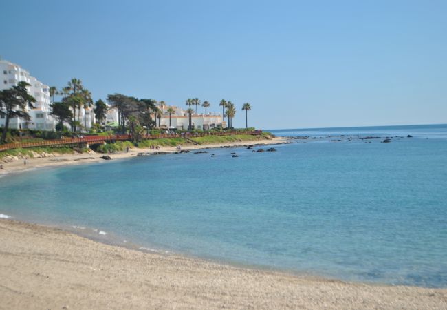 Beach near this apartment in Mijas Costa