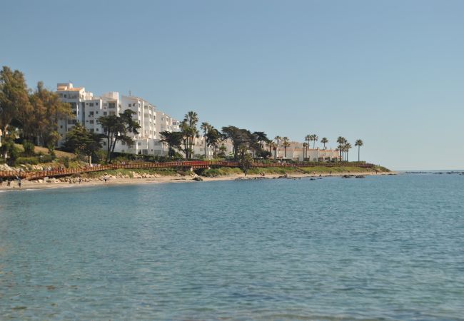 Beach near this apartment in Mijas Costa