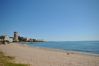 Beach near this apartment in Mijas Costa