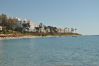 Beach near this apartment in Mijas Costa