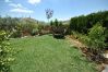 Garden of this house with fireplace in Alhaurín el Grande
