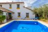 Pool of this house with fireplace in Alhaurín el Grande