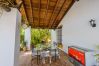 Terrace of this house with fireplace in Alhaurín el Grande