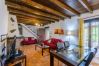 Living room of this house with fireplace in Alhaurín el Grande