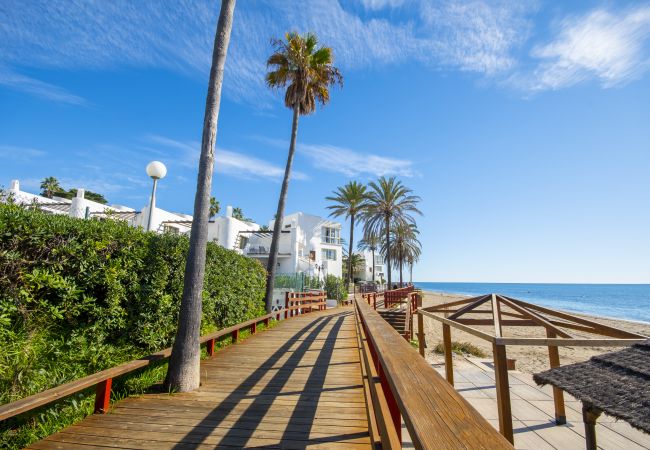 Beach near this apartment in Mijas Costa