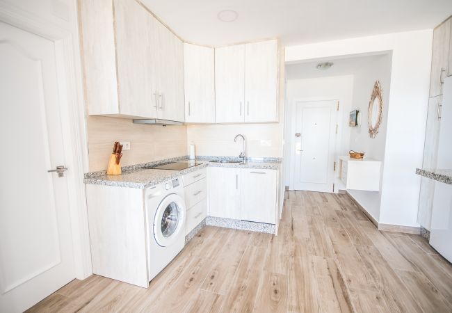 Kitchen of this apartment in Mijas Costa