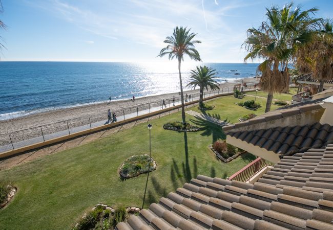 Sea views from this apartment in Mijas Costa