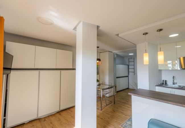 Living room of this apartment in Benalmádena