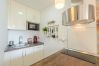 Kitchen of this apartment in Benalmádena