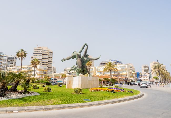 Beach near this apartment in Torremolinos