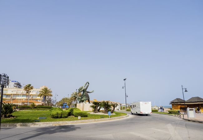 Beach near this apartment in Torremolinos