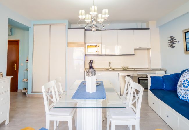 Living room of this apartment in Torremolinos