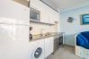 Kitchen of this apartment in Torremolinos