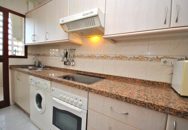 Kitchen of this apartment in Marbella