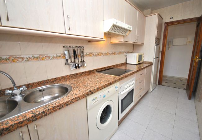 Kitchen of this apartment in Marbella