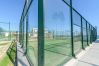 Paddle tennis courts of this apartment in Marbella