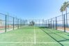 Paddle tennis courts of this apartment in Marbella