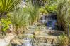 Gardens of this apartment in Nagueles (Marbella)