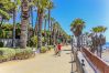 Beach near this apartment in Nagueles (Marbella)