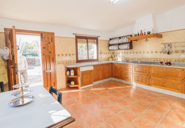 Kitchen of this farm in Alhaurín el Grande