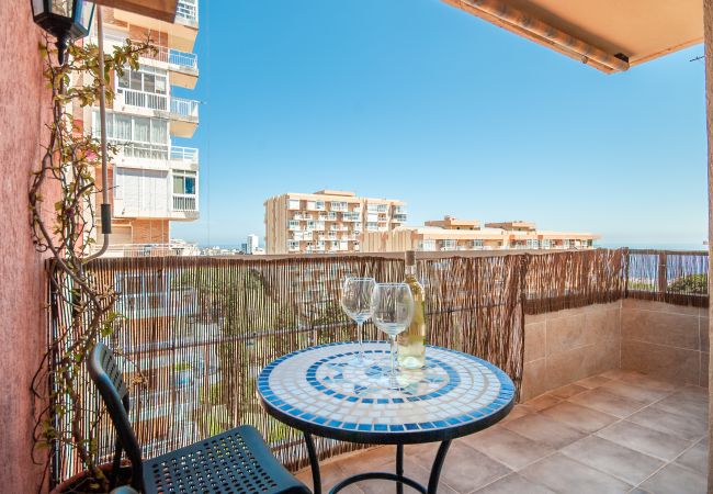 Terrace of this apartment in Benalmádena