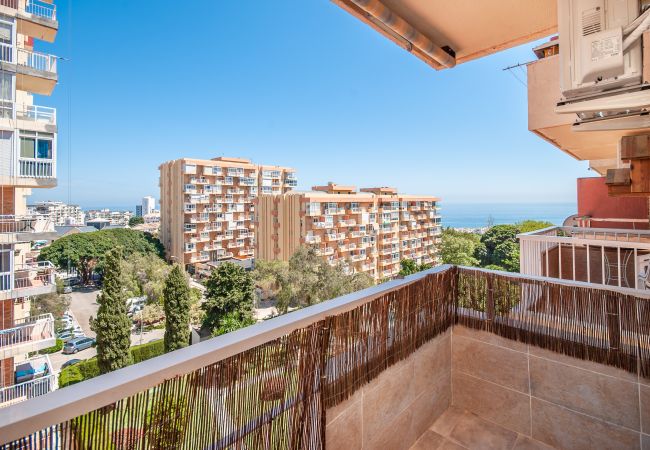 Terrace of this apartment in Benalmádena