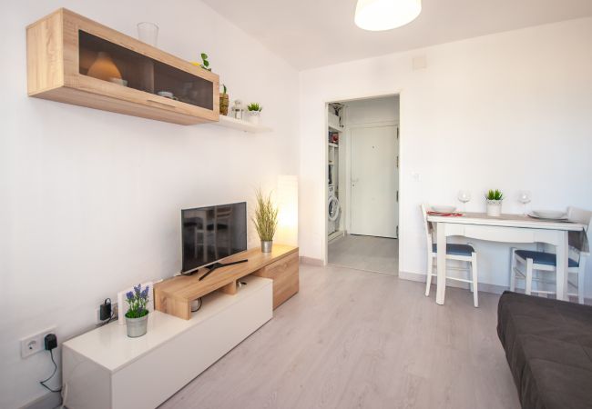 Living room of this apartment in Benalmádena