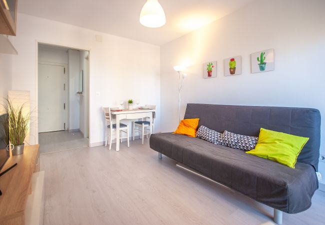 Living room of this apartment in Benalmádena