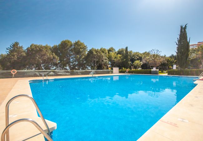 Community pool of this apartment in Benalmádena