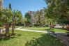 Garden of this apartment in Benalmádena