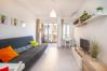 Living room of this apartment in Benalmádena